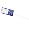 Self-Adhesive Pouches - Luggage Tag with Loop, 5 pack__Luggage Tag Loop Blue LF.png